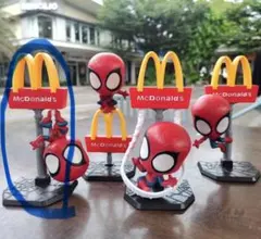 本日限定の特別価格✨ 海外限定 スパイダーマン x マクドナルド フィギュア4 海外限定 スパイダーマン x マクドナルド フィギュア 4箱コンプリート