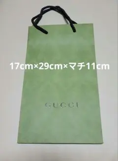 GUCCI グッチ グリーン ロゴ ショッパー 袋