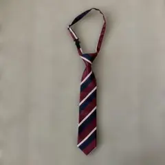 COMME CA ISM ボルドー ネイビー ネクタイ L