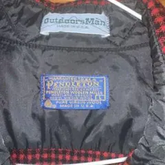 Lペンドルトン ウール ボードシャツ オンブレ チェック70s