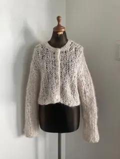 最終価格AEWEN MATOPH モヘア　カーディガン