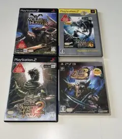 PS2&PS3 モンスターハンター　4本セット