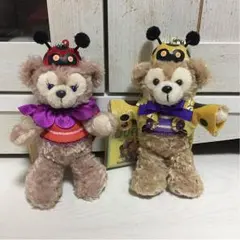 ダッフィーシェリーメイぬいぐるみバッチ2012ハロウィン
