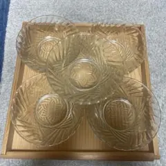 冷やし蓋物　5客セット 金彩 ガラス製 冷やし蓋物 5客セット 金彩 ガラス製 - メルカリ