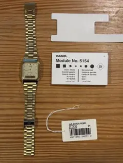 【美品】CASIO AQ-230GA-9DMQ ゴールド 腕時計のサムネイル