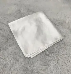 サテン ポケットチーフ シルク ウェディング結婚式 ハンカチ 冠婚葬祭 無地