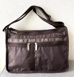 LeSportsac ブラウン 斜めがけショルダーバッグ　未使用