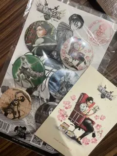 進撃の巨人　リヴァイ　缶バッジ