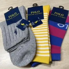 ⭐️POLO RALPH LAUREN ⭐️ソックス3足セット⭐️22-24cm⭐️