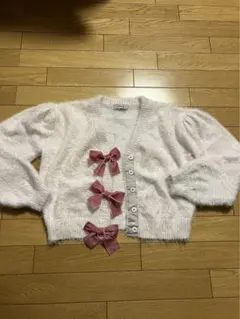 Any rouge モヘアカーディガン