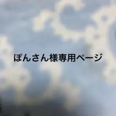 ぽんさん様専用ページ