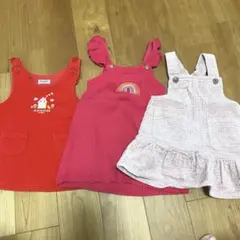 【70サイズ】ブランドワンピース 3点セット まとめ売り 女の子