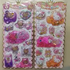 【正規品】キラキラウォーターインシール　サンリオ　ハローキティ　日焼けキティ