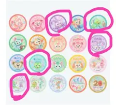 ダッフィー&フレンズ　20周年　ワッペン　ステラルー&オルメルセット