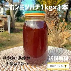 【群違い】ニホンミツバチの国産百花蜜400g×2本　非加熱無添加天然はちみつ 群違い】ニホンミツバチの国産百花蜜400g×2本 非加熱無添加天然
