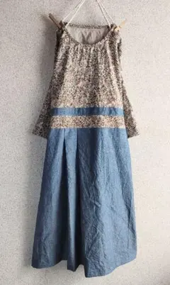 ロングワンピース ファッション