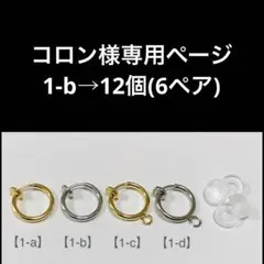 コロン様専用ページ 1-b→12個(6ペア)