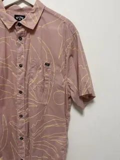 【即日発送可能】BILLABONG 半袖シャツ　ピンク　Lサイズのサムネイル