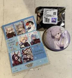 FGO 簡体字版9周年　缶バッジ　マシュ　シール　ステッカー　フェスのサムネイル