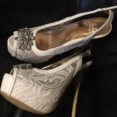 新品ビジュー付きRady風 レース ピンヒール☆