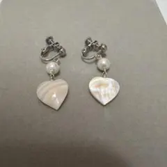 ハート型イヤリング