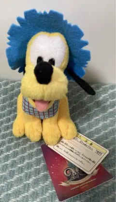 【タグ付き】プルート　ぬいぐるみバッジ　東京ディズニーランド　20周年