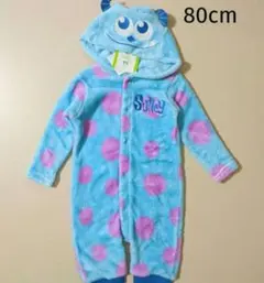 新品 なりきりサリー カバーオール 80cm ふわふわロンパース 防寒 あったか