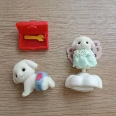 シルバニアファミリー　フローラウサギ　赤ちゃん　お花畑のおともだち　工作だいすき