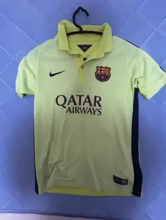 FC Barcelona Dri-FIT イエローポロシャツ　サードユニフォーム