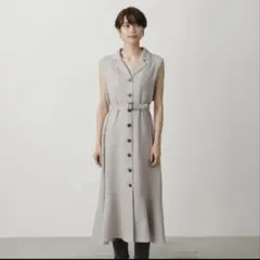 AZUL by moussy ロングジレワンピース