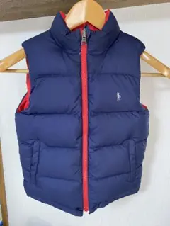 ⭐︎ポロラルフローレン ダウンベストキッズ 6(120) リバーシブル　赤紺