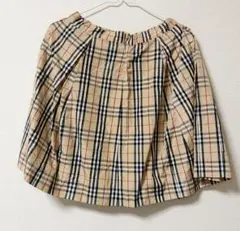 バーバリー　キッズ160 スカート　チェック