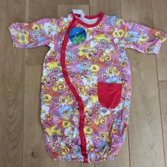 カラフルな花柄　ロンパース 50-70cm