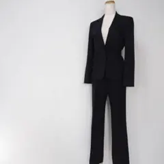 美品 p.s.fa ブラック ストライプ スーツ セットアップ レディース