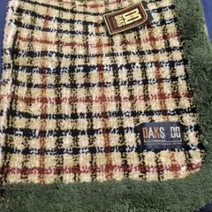 DAKS チェック柄 バスマット 48cm x 70cm タグ付 新品未使用