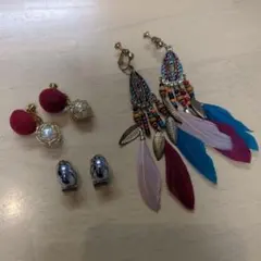 ボヘミアンスタイル イヤリングセット