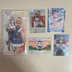 ホロライブ　白銀ノエル　不知火フレア　アクスタ　カード