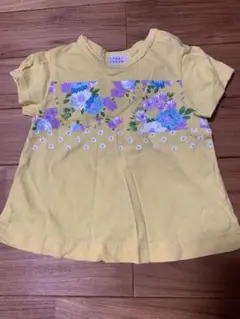 hakka baby 花柄プリント Tシャツ