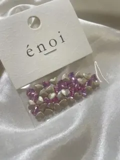 enoiセミフラットハート ネイルパーツ 40個入り