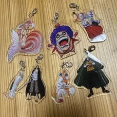 ONE PIECEワンピースアクリルキーホルダー 7個セット