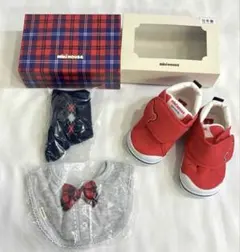 ミキハウス シューズ 靴下 スタイセット