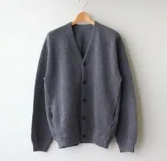 crepuscule moss stitch v/n cardigan グレーのサムネイル