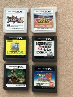 DSソフト3DSソフトまとめ売り6本パズドラ　ピクロスなど
