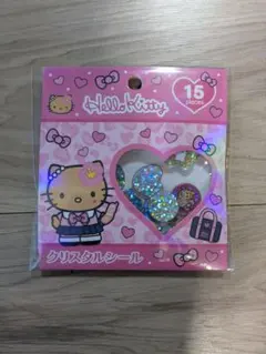 正規品 サンリオ 日焼け キティ ギャル クリスタルシール おはじき シール