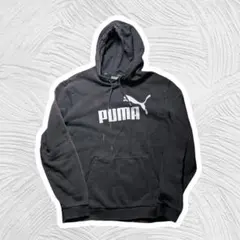 PUMA プーマ プルオーバーパーカー フーディチャコールグレー L
