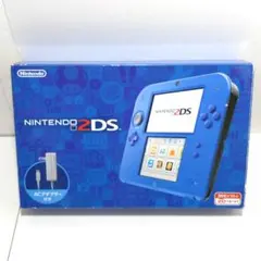 未使用完品　Nintendo 2DS 青色 本体 充電器付き　ブルー　blue