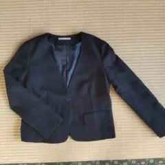 Natural Beauty Basic ノーカラージャケット ネイビー S