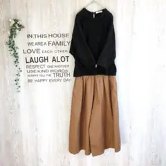 ✱Samansa Mos2Blue✱　レースデザイン　カットソー