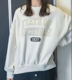 新品未使用タグ付きrepipi armarioカレッジロゴスウェットL160