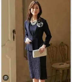 レースワンピース＆ジャケットセット 入卒園式